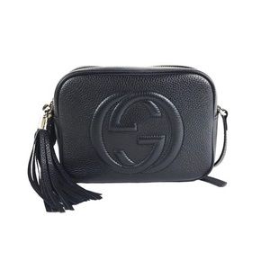 【Sold】Gucci Soho disco bag black